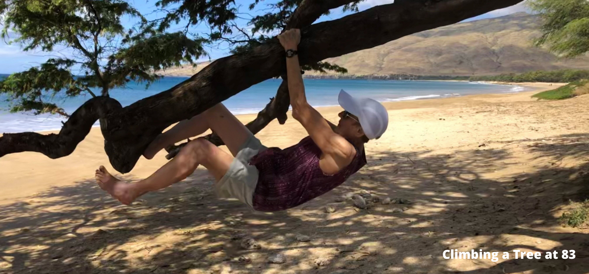 Climbing a Tree at 83